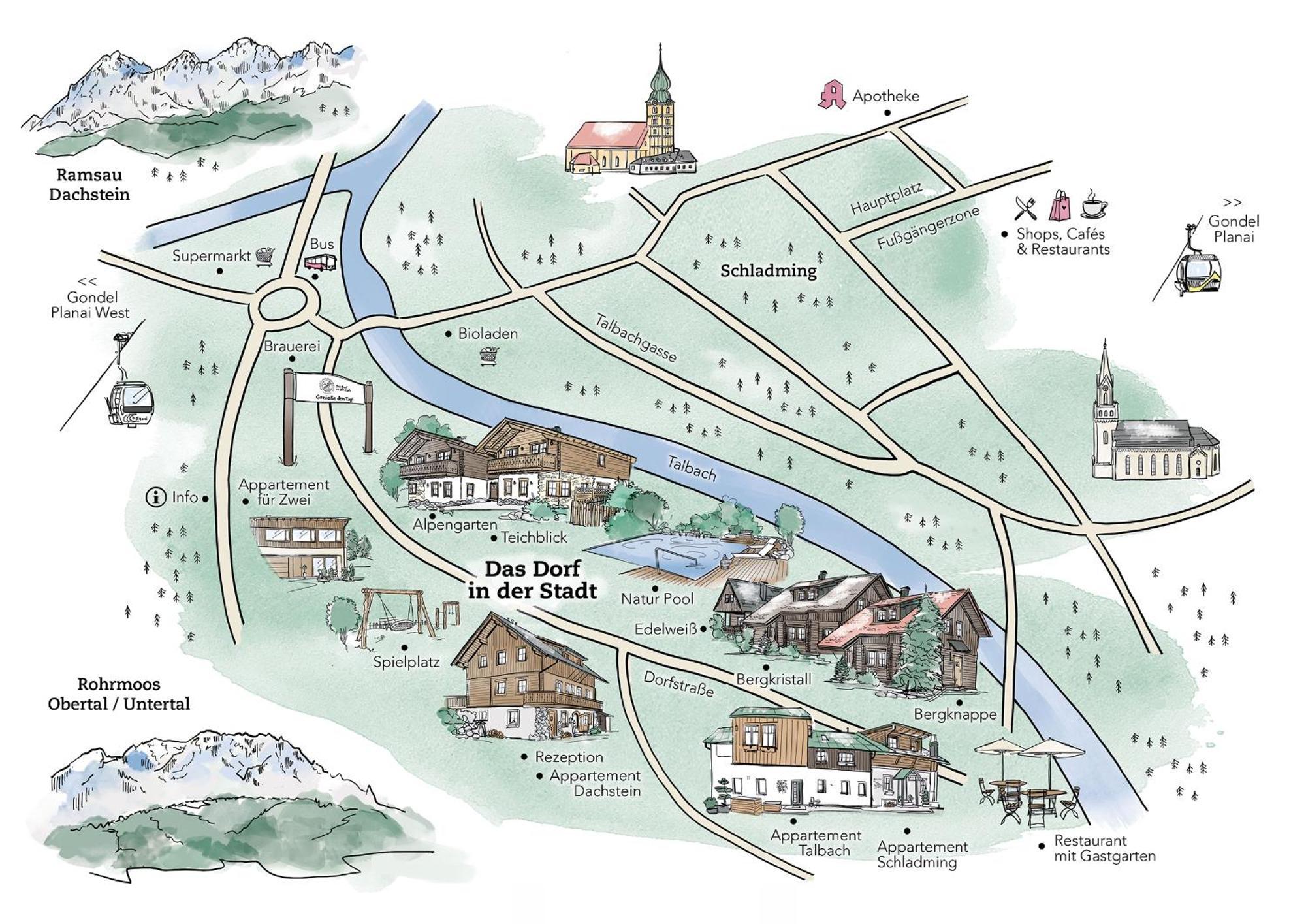 Das Dorf In Der Stadt Schladming Exterior photo